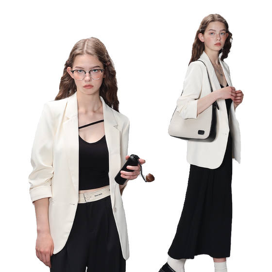 Red Venues Redvenues 7-quarter sleeve white suit early autumn temperament commuting women's jacket high-end suit
Red Venues Redvenues 7-quarter sleeve white suit early autumn temperament commuting women's jacket high-end suit