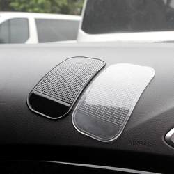 Car Anti-Slip Mat for Dashboard, High-Temperature Resistant, for Holding Phones, Car Perfume, and Decorations, Made of Silicone Material Car Anti-Slip Mat for Dashboard, High-Temperature Resistant, for Holding Phones, Car Perfume, and Decorations, Made of Silicone Material