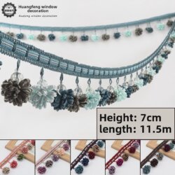 7cm curtain beads lace pine nut ball three-color bayberry ball lace curtain curtain head decorative accessories accessories edge 7cm curtain beads lace pine nut ball three-color bayberry ball lace curtain curtain head decorative accessories accessories edge