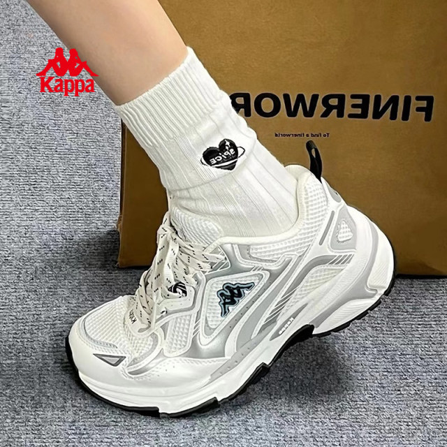 kappa women's shoes dad shoes 2025 autumn and winter new thick-soled heightening sports shoes casual breathable non-stuffy shoes kappa women's shoes dad shoes 2025 autumn and winter new thick-soled heightening sports shoes casual breathable non-stuffy shoes