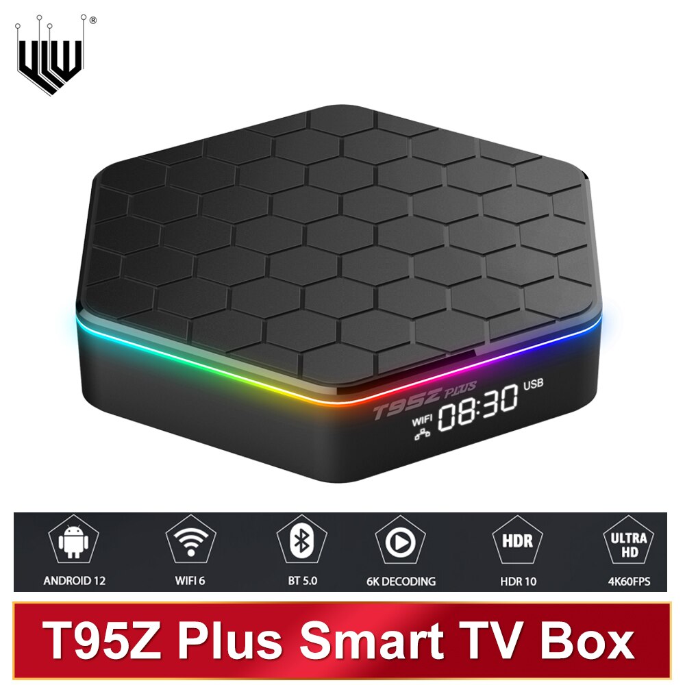 YLW T95ZPLUS Ʈ TV ڽ ȵ̵ 12  5.0 4K  4-