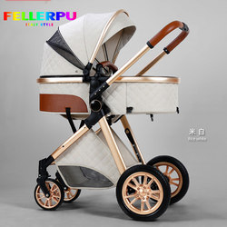 German New Model Baby Stroller, Lightweight, Foldable, High-View, Can Sit and Lie Down, Shock-Absorbing, Newborn Four-Wheel Stroller German New Model Baby Stroller, Lightweight, Foldable, High-View, Can Sit and Lie Down, Shock-Absorbing, Newborn Four-Wheel Stroller