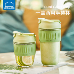 Locknlock Glass Water Cup for Women, New 2025 Portable Cup with Straw, High-Value Coffee Cup for Men Locknlock Glass Water Cup for Women, New 2025 Portable Cup with Straw, High-Value Coffee Cup for Men