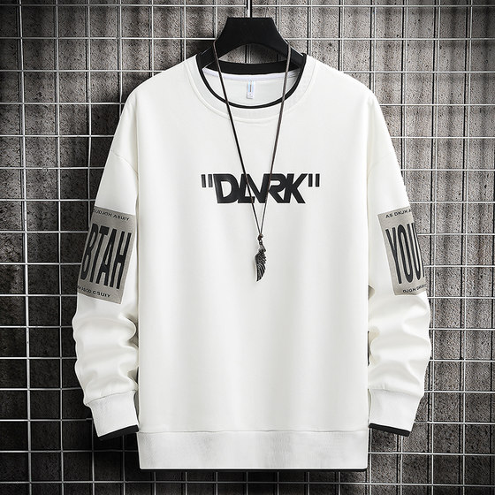 Round neck sweatshirt spring and autumn large size new fashion trendy teenager student wears long-sleeved warm winter top
Round neck sweatshirt spring and autumn large size new fashion trendy teenager student wears long-sleeved warm winter top