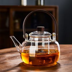 Tea Kettle 2025 New Model Glass Water Kettle High Temperature Resistant Tea Maker Tea Pot Open Flame Electric Ceramic Stove Tea Set Tea Kettle 2025 New Model Glass Water Kettle High Temperature Resistant Tea Maker Tea Pot Open Flame Electric Ceramic Stove Tea Set