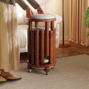 Stacked soft bag stool round stool light luxury high-end guest spare stool 2025 new stool home hospitality stool 
Stacked soft bag stool round stool light luxury high-end guest spare stool 2025 new stool home hospitality stool