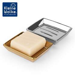 Kleine Wolke German imported ceramic light luxury soap dish draining and punch-free soap box tray storage rack Kleine Wolke German imported ceramic light luxury soap dish draining and punch-free soap box tray storage rack