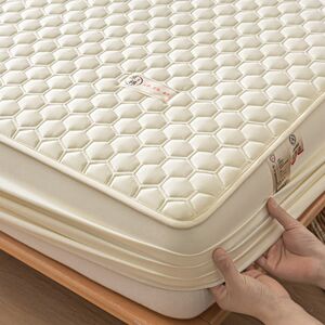 Type A quilted fitted sheet waterproof urine barrier non-slip bed cover Simmons mattress protector bed cover dust cover machine washable 
Type A quilted fitted sheet waterproof urine barrier non-slip bed cover Simmons mattress protector bed cover dust cover machine washable