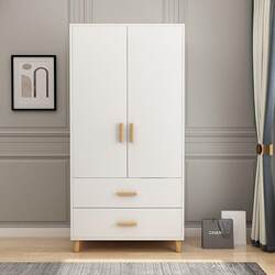 Solid Wood Wardrobe For Home Bedroom Modern Minimalist Simple Assembly Combination Cabinet for Rental Room Multi-functional Large Wardrobe Solid Wood Wardrobe For Home Bedroom Modern Minimalist Simple Assembly Combination Cabinet for Rental Room Multi-functional Large Wardrobe