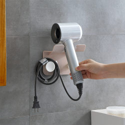 No punching hair dryer shelf wall hanging rack suction cup bathroom storage toilet hair dryer rack bathroom storage rack No punching hair dryer shelf wall hanging rack suction cup bathroom storage toilet hair dryer rack bathroom storage rack