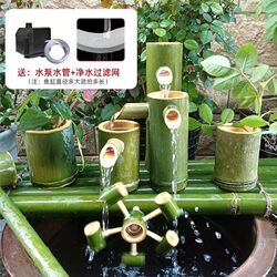 Ancient fish farming a water filter bamboo water circulation stone trough fish tank home outdoor garden ornaments Ancient fish farming a water filter bamboo water circulation stone trough fish tank home outdoor garden ornaments