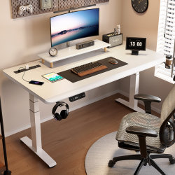 Electric Lift Table Solid Wood Desk Study Desk Workbench Home Smart Gaming Desk Automatic Computer Desk Electric Lift Table Solid Wood Desk Study Desk Workbench Home Smart Gaming Desk Automatic Computer Desk