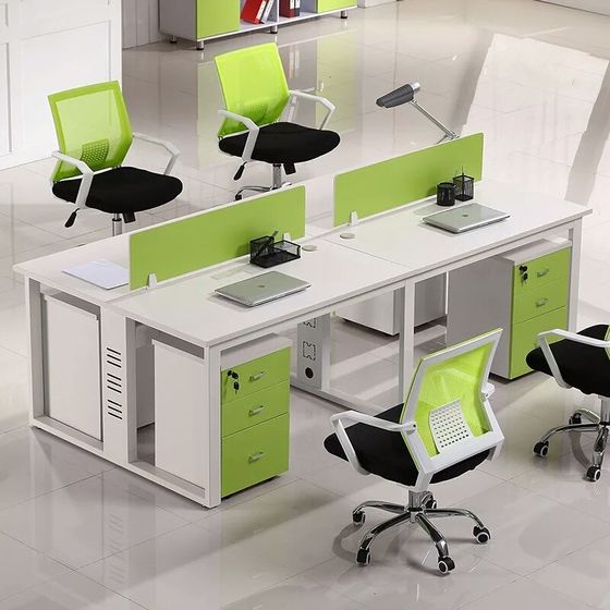 Steel frame staff desk 4 persons combined employee card partition simple screen 2 persons workplace office furniture
Steel frame staff desk 4 persons combined employee card partition simple screen 2 persons workplace office furniture
