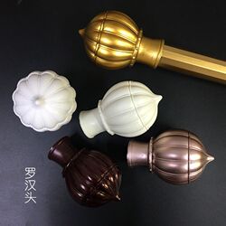 Arhat head curtain rod decoration head Roman rod head plug seal rod head curtain accessories auxiliary material blow molding head Arhat head curtain rod decoration head Roman rod head plug seal rod head curtain accessories auxiliary material blow molding head