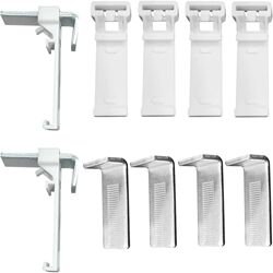 10-piece combination pleated curtain accessories, pleated curtain simple installation fixed bracket bracket, curtain accessories 10-piece combination pleated curtain accessories, pleated curtain simple installation fixed bracket bracket, curtain accessories
