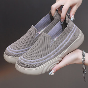 Old Beijing cloth shoes women's slip-on slip-ons mother's shoes Old Beijing cloth shoes women's slip-on slip-ons mother's shoes