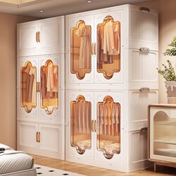 Youqin Simple Wardrobe Thickeneded Baby Wardrobe Home Clothes Quilt Storage Cabinet Bedroom Kidsren's Wardrobe Free of Installation Youqin Simple Wardrobe Thickeneded Baby Wardrobe Home Clothes Quilt Storage Cabinet Bedroom Kidsren's Wardrobe Free of Installation