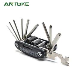 Bicycle repair combination tool 16 in one Multifunctional folding car repair tire wrench Mountain car repair tool Bicycle repair combination tool 16 in one Multifunctional folding car repair tire wrench Mountain car repair tool
