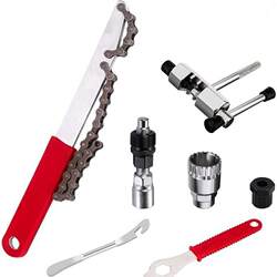 Bicycle flywheel removal tool chain wrench stuck fly fixing tool bowl set removal stuck fly tool Bicycle flywheel removal tool chain wrench stuck fly fixing tool bowl set removal stuck fly tool