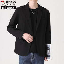 Woodpecker Light Mature Style Blazer Men's Business Casual Suit 2025 New Autumn and Winter Formal Wear K Woodpecker Light Mature Style Blazer Men's Business Casual Suit 2025 New Autumn and Winter Formal Wear K