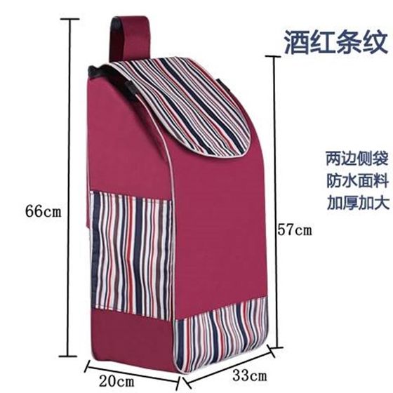 Speedy double-decker supermarket shopping cart, vegetable cart bag plus C thick cloth bag cart, small pull cart cloth bag, large waterproof 
Speedy double-decker supermarket shopping cart, vegetable cart bag plus C thick cloth bag cart, small pull cart cloth bag, large waterproof