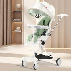 Ultra-Lightweight High-View Baby Stroller, Two-Way Foldable, Newborn Can Sit and Lie Down, Stroller for Outings, Pushchair Xx Ultra-Lightweight High-View Baby Stroller, Two-Way Foldable, Newborn Can Sit and Lie Down, Stroller for Outings, Pushchair Xx