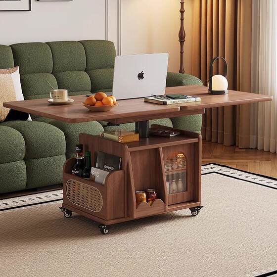 Lifting tea table folding mobile trolley solid wood tea table tea table small living room multi-function sofa dining table dual purpose
Lifting tea table folding mobile trolley solid wood tea table tea table small living room multi-function sofa dining table dual purpose