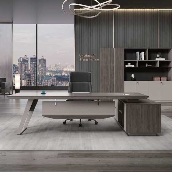 Modern simple office boss office desk manager desk desk chair combination president office furniture boss desk
Modern simple office boss office desk manager desk desk chair combination president office furniture boss desk