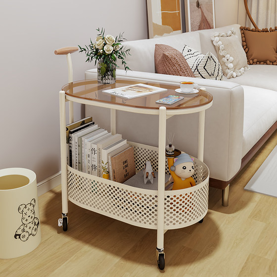 Creamy sofa side table movable coffee table light luxury z high-end bedside cart side cabinet small table storage
Creamy sofa side table movable coffee table light luxury z high-end bedside cart side cabinet small table storage