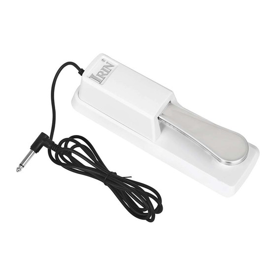 Electric piano sustain pedal electronic piano sustain pedal white keyboard synthesizer metal foot pedal instrument accessories
Electric piano sustain pedal electronic piano sustain pedal white keyboard synthesizer metal foot pedal instrument accessories