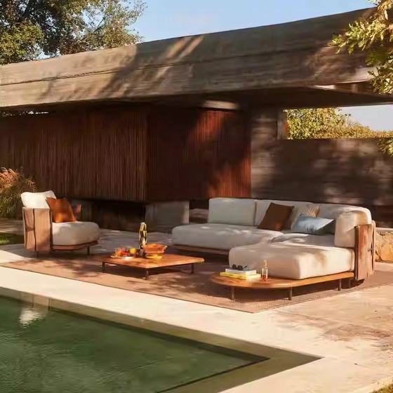 Nordic outdoor rattan sofa villa courtyard garden sunroom designer rattan chair open-air teak leisure furniture
Nordic outdoor rattan sofa villa courtyard garden sunroom designer rattan chair open-air teak leisure furniture