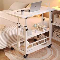 Movable bedside table home bed computer desk sofa side table dormitory lift simple small table Movable bedside table home bed computer desk sofa side table dormitory lift simple small table