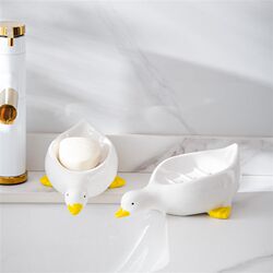 Yiwujia Ceramic Soap Box Home Bathroom Wash Countertop Creative Drain Shelf Simple Soap Box Yiwujia Ceramic Soap Box Home Bathroom Wash Countertop Creative Drain Shelf Simple Soap Box