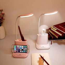 LED pen holder table lamp eye protection desk primary school dormitory rechargeable bedroom bedside children's reading bedside lamp LED pen holder table lamp eye protection desk primary school dormitory rechargeable bedroom bedside children's reading bedside lamp