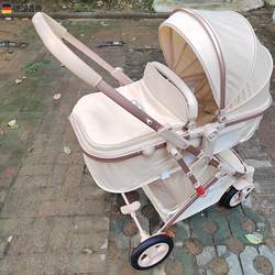 German two-way stroller can sit and lie down one-button collection Foldable high landscape lightweight stroller baby baby hand German two-way stroller can sit and lie down one-button collection Foldable high landscape lightweight stroller baby baby hand