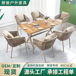 Outdoor table, pull rope, villa chair, plastic wood table, courtyard balcony, restaurant, game hall, tea 521 waterproof imitation wood table Outdoor table, pull rope, villa chair, plastic wood table, courtyard balcony, restaurant, game hall, tea 521 waterproof imitation wood table