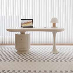 Na'vi style cream style desk small apartment home French light luxury heterosexual desk writing desk designer cabinet Na'vi style cream style desk small apartment home French light luxury heterosexual desk writing desk designer cabinet