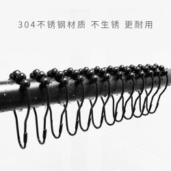 304 stainless steel curtain shower curtain door curtain hook hanging ring buckle hook metal accessories accessories hoist ball European style 304 stainless steel curtain shower curtain door curtain hook hanging ring buckle hook metal accessories accessories hoist ball European style