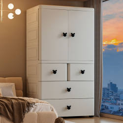 Hong Kong and Macau free shipping 70/80cm extra large thickened baby wardrobe baby storage cabinet simple children's wardrobe clothing Hong Kong and Macau free shipping 70/80cm extra large thickened baby wardrobe baby storage cabinet simple children's wardrobe clothing