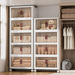 Storage Box for Household Clothes, Multi-Layer Storage Cabinet, Snacks, Toys, Extra-Large Capacity Storage Box, Foldable Organizing Box Storage Box for Household Clothes, Multi-Layer Storage Cabinet, Snacks, Toys, Extra-Large Capacity Storage Box, Foldable Organizing Box