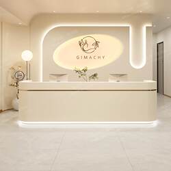Need to customize cream style medical beauty salon bar table cashier company women's clothing store pet front desk reception Need to customize cream style medical beauty salon bar table cashier company women's clothing store pet front desk reception