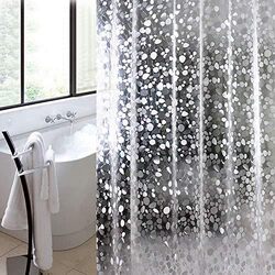 Waterproof and mildew-proof thickened 3D shower curtain PVC mosaic shower curtain pebble curtain bathroom door curtain Waterproof and mildew-proof thickened 3D shower curtain PVC mosaic shower curtain pebble curtain bathroom door curtain