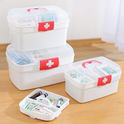 Medical box household extra large multi-layer compartment portable medical box medicine emergency storage box medicine box small medicine box Medical box household extra large multi-layer compartment portable medical box medicine emergency storage box medicine box small medicine box