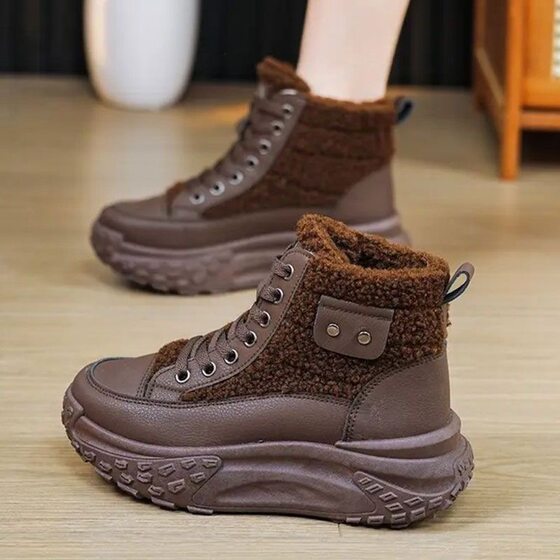 New snow boots warm cotton shoes 2025 winter high-top cotton boots fur shoes for women plus velvet thickened short boots for women
New snow boots warm cotton shoes 2025 winter high-top cotton boots fur shoes for women plus velvet thickened short boots for women