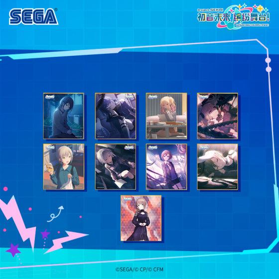 SEGA Hatsune Miku colorful stage blind drawing mini color paper collection game peripherals PJSK Higu SEGA Hatsune Miku colorful stage blind drawing mini color paper collection game peripherals PJSK Higu