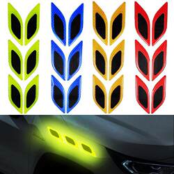 Car reflective patch warning sticker car door anti-collision reflective strip rear mirror anti-scratch fender wheel eyebrow reflective anti-collision Car reflective patch warning sticker car door anti-collision reflective strip rear mirror anti-scratch fender wheel eyebrow reflective anti-collision