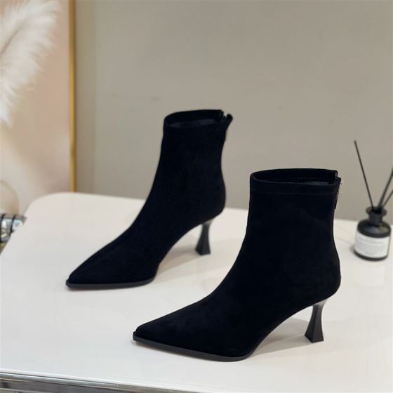 Retro elastic thin boots for women 2024 autumn and winter new C-fitting skirt temperament fashion boots thin heel pointed toe high heels
Retro elastic thin boots for women 2024 autumn and winter new C-fitting skirt temperament fashion boots thin heel pointed toe high heels