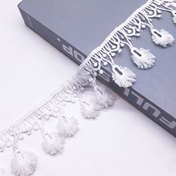 White lace hollow lace accessories decorative clothing embroidery water-soluble lace curtains standing edge webbing accessories White lace hollow lace accessories decorative clothing embroidery water-soluble lace curtains standing edge webbing accessories