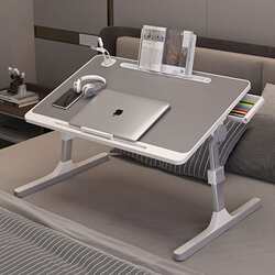 Foldable bed table, adjustable lifting computer table, student dormitory upper bunk study table, home bedroom desk Foldable bed table, adjustable lifting computer table, student dormitory upper bunk study table, home bedroom desk