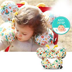 Crib trolley headrest child safety seat head fixing neck pillow newborn U-shaped travel protection Crib trolley headrest child safety seat head fixing neck pillow newborn U-shaped travel protection